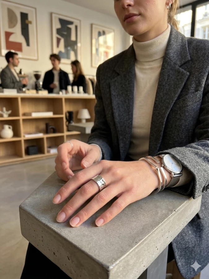 Bague Onde Brut Nakupenda