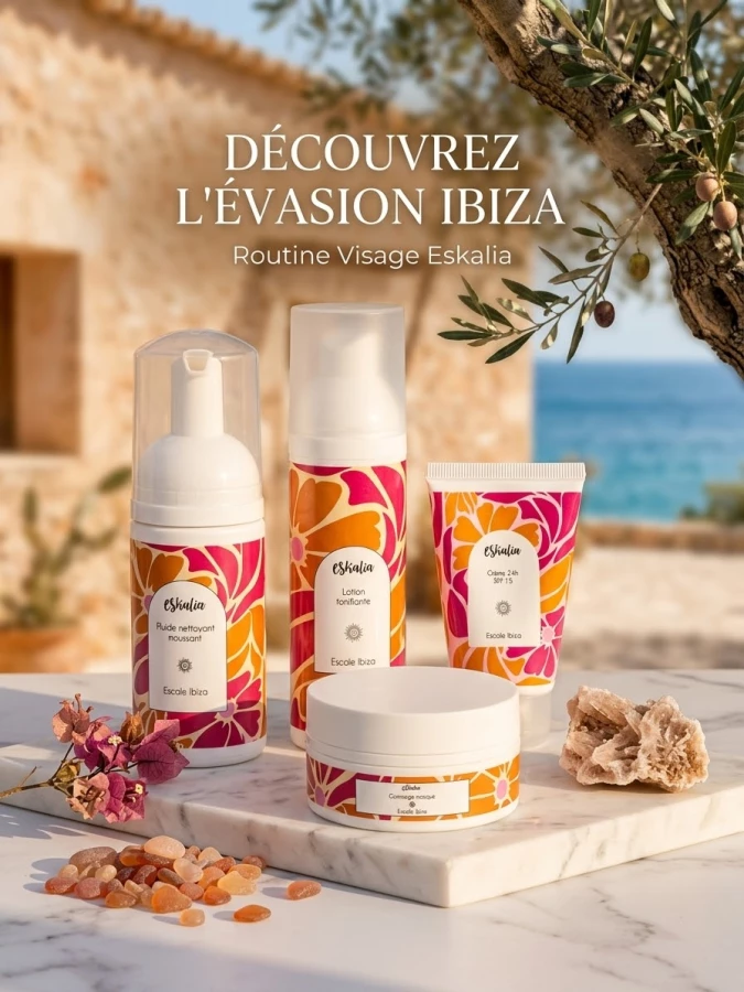 Routine beauté Ibiza d'Eskalia